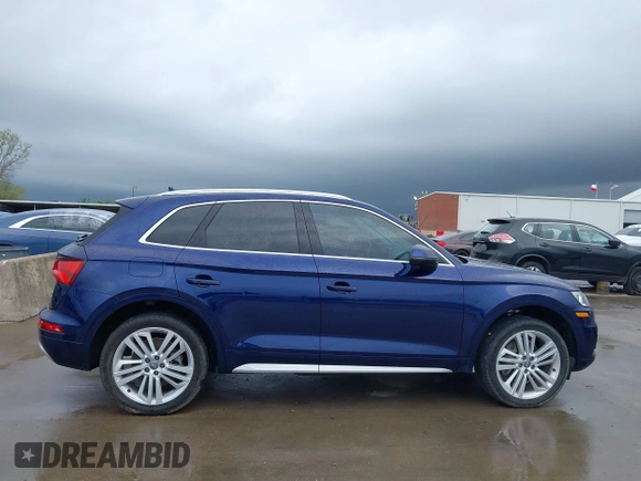 2018 Audi Q5 Premium Plus z VIN WA1BNAFY5J2104383, wystawiony jako IAAI lot #41939168 z przebiegiem 119 503 mil mil oraz . Historia ofert i sprzedaży dostępna na DreamBid. Obrazek 13.