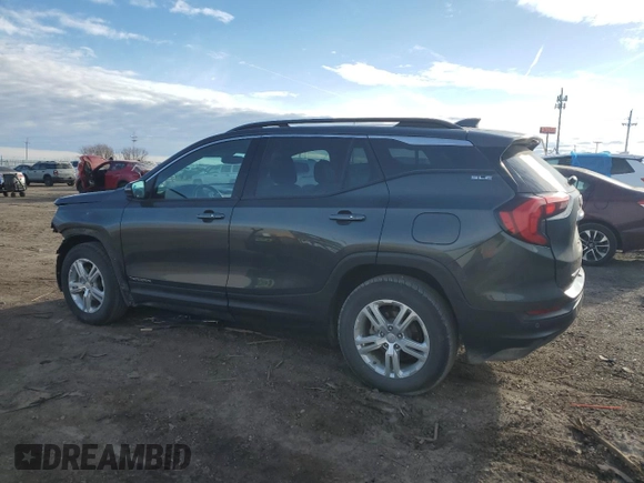 2018 GMC Terrain SLE with VIN 3GKALMEV3JL372254, listed as a Copart auction lot 50237645 with 140,806 mi miles and Salvage Title. Bid and sale history available at carsss.com. Image 2.