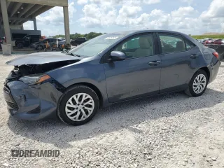 2019 Toyota Corolla L z VIN 5YFBURHE3KP940044, wystawiony jako Copart lot #58835385 z przebiegiem 54 375 mil mil oraz Szkoda całkowita • Salvage title. Historia ofert i sprzedaży dostępna na DreamBid. Obrazek 1.