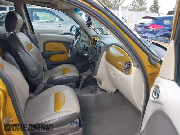 2002 Chrysler PT Cruiser Limited with VIN 3C8FY68B52T332824, listed as a IAAI auction lot 42097107 with 125,258 mi miles. Bid and sale history available at carsss.com. Image 5.