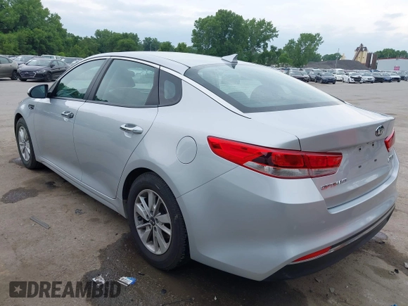 2017 Kia Optima LX with VIN KNAGT4L37H5157247, listed as a IAAI auction lot 42497025 with 154,721 mi miles and . Bid and sale history available at DreamBid. Image 3.
