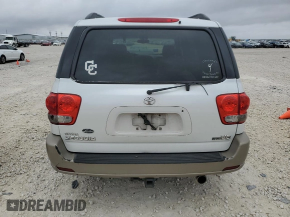 2005 Toyota Sequoia Limited with VIN 5TDZT38A85S260745, listed as a Copart auction lot 85865544 with Not Provided miles and Salvage Title. Bid and sale history available at DreamBid. Image 6.