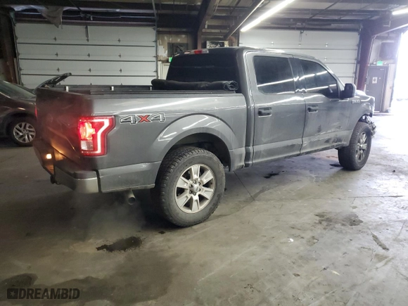 2016 Ford F-150 XLT with VIN 1FTEW1EF3GKE76491, listed as a Copart auction lot 45911015 with 116,881 mi miles and Salvage Title. Bid and sale history available at carsss.com. Image 3.