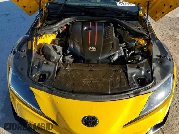 2020 Toyota Supra 3.0 with VIN WZ1DB4C03LW034032, listed as a Copart auction lot 46496385 with 26,119 mi miles and Clean title. Bid and sale history available at DreamBid. Image 11.