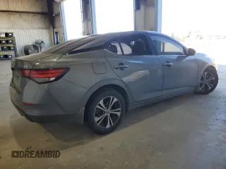 2020 Nissan Sentra SV with VIN 3N1AB8CV6LY268858, listed as a Copart auction lot 42423155 with 92,426 mi miles and Salvage Title. Bid and sale history available at carsss.com. Image 3.