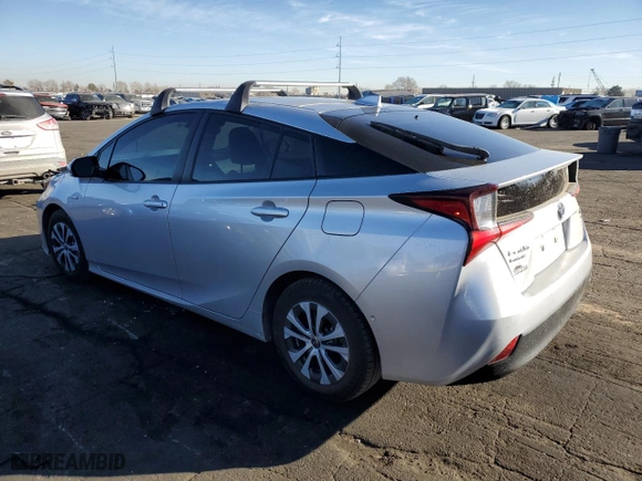 2022 Toyota Prius LE with VIN JTDL9MFU6N3037483, listed as a Copart auction lot 44243615 with 119,528 mi miles and Salvage Title. Bid and sale history available at carsss.com. Image 2.