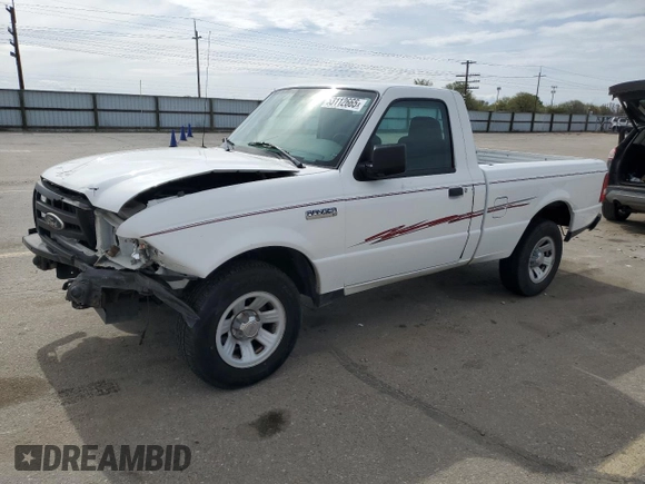 2006 Ford Ranger XL with VIN 1FTYR10D66PA82107, listed as a Copart auction lot 53112665 with 64,287 mi miles and Salvage title. Bid and sale history available at DreamBid. Image 1.