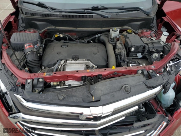 2020 Chevrolet Equinox Premier with VIN 3GNAXYEX4LS639801, listed as a Copart auction lot 52795255 with 53,928 mi miles and Salvage Title. Bid and sale history available at carsss.com. Image 12.