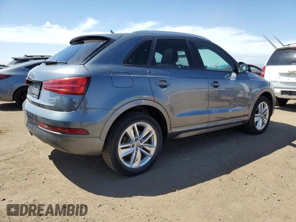 2017 Audi Q3 Premium with VIN WA1ECCFS9HR008042, listed as a Copart auction lot 53344325 with 45,159 mi miles and Clean title. Bid and sale history available at DreamBid. Image 3.