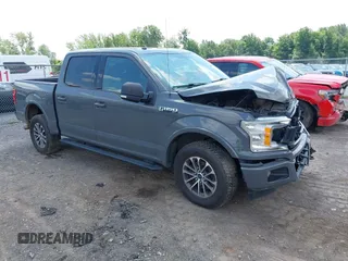 2018 Ford F-150 XL with VIN 1FTEW1EPXJFD25656, listed as a IAAI auction lot 42650683 with 119,326 mi miles and . Bid and sale history available at DreamBid. Image 1.