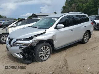 2015 Nissan Pathfinder SV z VIN 5N1AR2MN4FC648844, wystawiony jako Copart lot #59696965 z przebiegiem 118 238 mil mil oraz Szkoda całkowita • Salvage title. Historia ofert i sprzedaży dostępna na DreamBid. Obrazek 1.