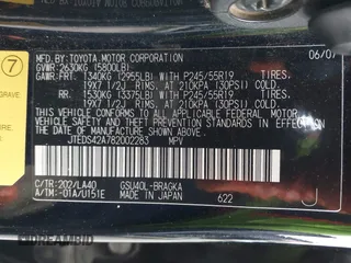 2008 Toyota Highlander Limited z VIN JTEDS42A782002283, wystawiony jako IAAI lot #42338196 z przebiegiem 195 045 mil mil oraz . Historia ofert i sprzedaży dostępna na DreamBid. Obrazek 9.