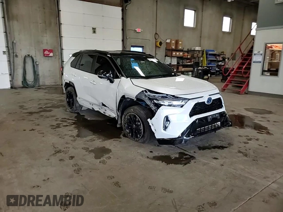2023 Toyota RAV4 Hybrid XSE with VIN JTME6RFV5PD537302, listed as a Copart auction lot 58723145 with 37,829 mi miles and Salvage title. Bid and sale history available at DreamBid. Image 15.