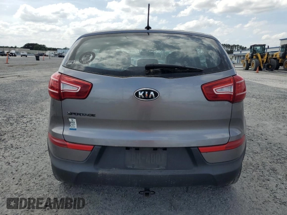 2012 Kia Sportage LX with VIN KNDPB3A23C7190348, listed as a Copart auction lot 53783435 with 100,839 mi miles and Clean Title. Bid and sale history available at carsss.com. Image 6.