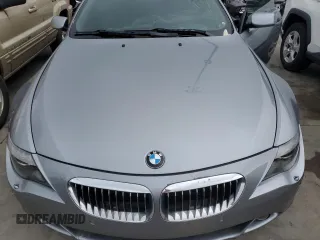2006 BMW 6 Series 650Ci with VIN WBAEK13416CN80058, listed as a Copart auction lot 74854864 with 0 mi miles and Salvage Title. Bid and sale history available at carsss.com. Image 11.
