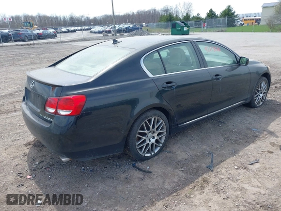 2007 Lexus GS 350 with VIN JTHCE96S370010901, listed as a IAAI auction lot 42113676 with 388,296 mi miles. Bid and sale history available at carsss.com. Image 4.