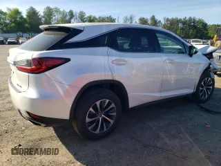 2022 Lexus RX 350 with VIN 2T2AZMDA3NC327358, listed as a Copart auction lot 57638665 with 73,659 mi miles and Salvage title. Bid and sale history available at DreamBid. Image 3.