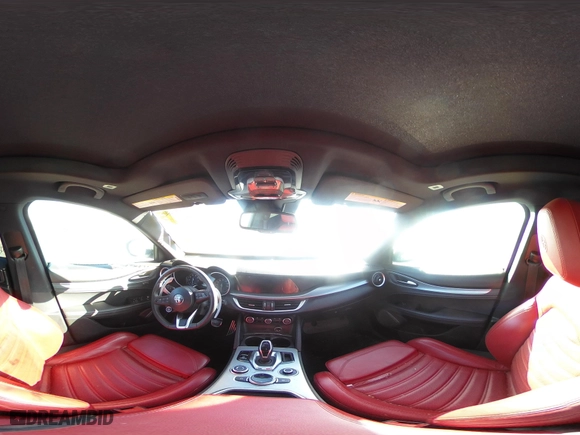 2022 Alfa Romeo Stelvio Ti with VIN ZASPAKBN5N7D24275, listed as a IAAI auction lot 41360975 with 24,668 mi miles. Bid and sale history available at carsss.com. Image 19.