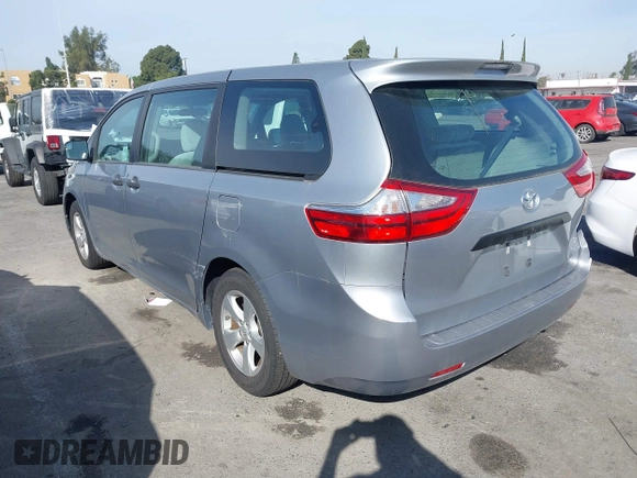 2017 Toyota Sienna L with VIN 5TDZZ3DC2HS803274, listed as a IAAI auction lot 41678577 with 44,427 mi miles and . Bid and sale history available at DreamBid. Image 3.