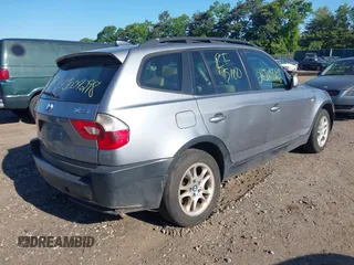 2004 BMW X3 2.5i with VIN WBXPA73464WB23362, listed as a IAAI auction lot 39553607 with Not Provided miles and . Bid and sale history available at DreamBid. Image 4.