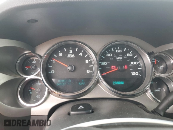 2013 Chevrolet Silverado 1500 LT with VIN 3GCPKSE73DG109371, listed as a Copart auction lot 55916565 with 240,107 mi miles and Non Repairable. Bid and sale history available at DreamBid. Image 9.