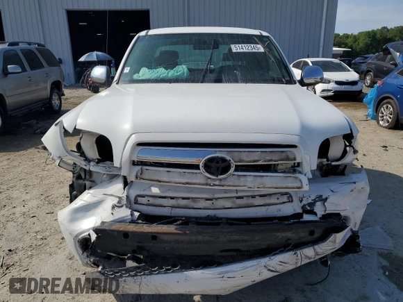 2003 Toyota Tundra SR5 with VIN 5TBRT34103S366909, listed as a Copart auction lot 51412345 with Not Provided miles and Non Repairable. Bid and sale history available at DreamBid. Image 5.