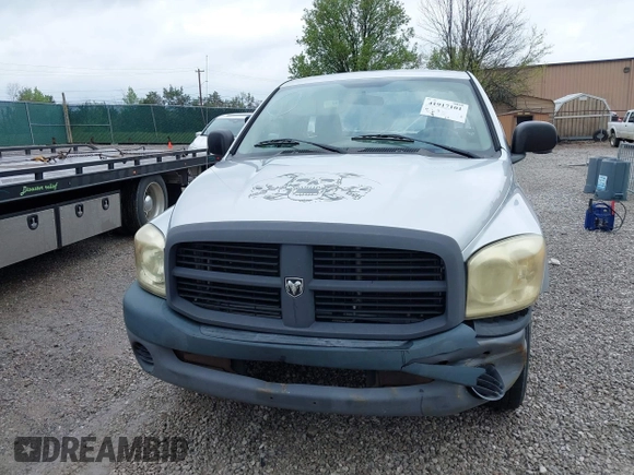 2008 Dodge 1500 ST with VIN 1D7HA16K38J208240, listed as a IAAI auction lot 41917101 with 124,546 mi miles and . Bid and sale history available at DreamBid. Image 6.