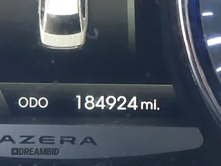2014 Hyundai Azera Limited with VIN KMHFH4JG7EA353094, listed as a IAAI auction lot 41043222 with 184,924 mi miles and . Bid and sale history available at DreamBid. Image 15.