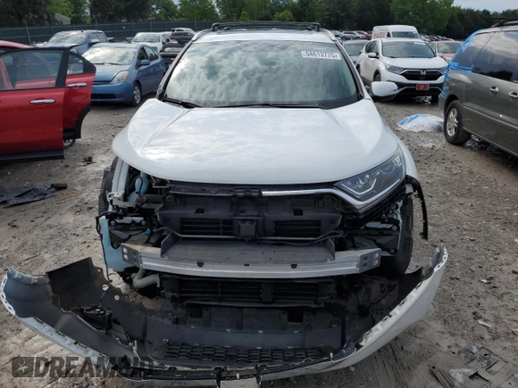 2019 Honda CR-V EX-L with VIN JHLRW2H83KX023345, listed as a Copart auction lot 54613775 with 95,716 mi miles and Salvage Title. Bid and sale history available at DreamBid. Image 5.