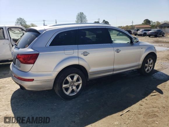 2015 Audi Q7 Premium Plus with VIN WA1LGAFE0FD023484, listed as a Copart auction lot 53295655 with 178,275 mi miles and Salvage Title. Bid and sale history available at DreamBid. Image 3.