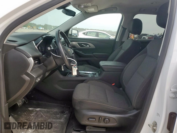 2021 Chevrolet Traverse LT Cloth with VIN 1GNERGKW9MJ166577, listed as a Copart auction lot 56857305 with 109,294 mi miles and Salvage title. Bid and sale history available at DreamBid. Image 7.