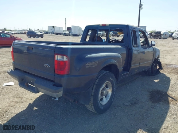 2001 Ford Ranger XL Fleet with VIN 1FTZR15U81PA45114, listed as a IAAI auction lot 41735630 with 126,852 mi miles. Bid and sale history available at carsss.com. Image 4.