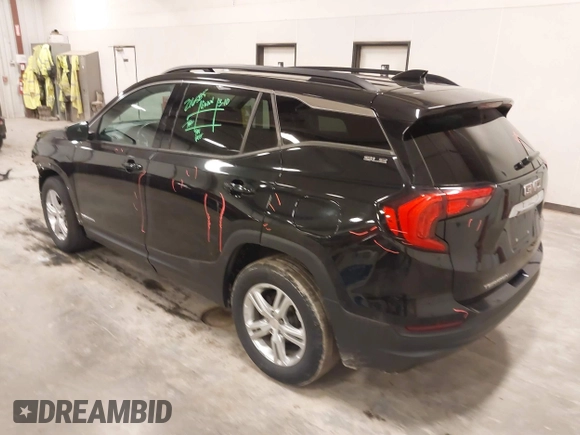 2018 GMC Terrain SLE with VIN 3GKALMEV5JL344701, listed as a IAAI auction lot 41826919 with 107,557 mi miles. Bid and sale history available at carsss.com. Image 3.
