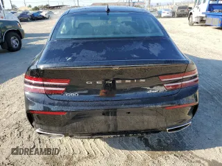 2024 Genesis G80 Sport with VIN KMTGB4SD4RU205277, listed as a Copart auction lot 74064174 with 30 mi miles and Salvage Title. Bid and sale history available at DreamBid. Image 6.