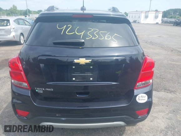 2021 Chevrolet Trax LT with VIN KL7CJPSM5MB374551, listed as a IAAI auction lot 42433565 with 54,367 mi miles and . Bid and sale history available at DreamBid. Image 16.