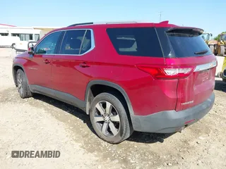 2018 Chevrolet Traverse LT z VIN 1GNERHKW1JJ186565, wystawiony jako IAAI lot #42023809 z przebiegiem 132 159 mil mil oraz . Historia ofert i sprzedaży dostępna na DreamBid. Obrazek 3.