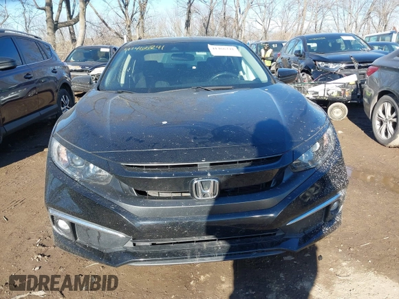 2019 Honda Civic Sedan EX with VIN JHMFC1F31KX007184, listed as a IAAI auction lot 41466241 with 81,159 mi miles. Bid and sale history available at carsss.com. Image 13.