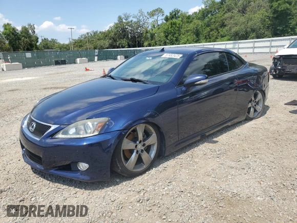2011 Lexus IS 250 C с VIN JTHFF2C27B2520557, выставлен на аукционе Copart как лот 57482425 с пробегом 111 497 миль миль и Списание • Salvage title. История ставок и продаж доступна на DreamBid. Изображение 1.