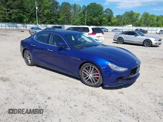 2015 Maserati Ghibli S Q4 z VIN ZAM57RTA1F1144312, wystawiony jako IAAI lot #42336740 z przebiegiem 64 897 mil mil oraz . Historia ofert i sprzedaży dostępna na DreamBid. Obrazek 1.