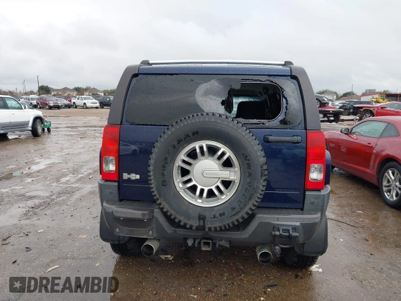 2007 Hummer H3 SUV with VIN 5GTDN13E578250970, listed as a IAAI auction lot 41560783 with 164,136 mi miles. Bid and sale history available at carsss.com. Image 16.