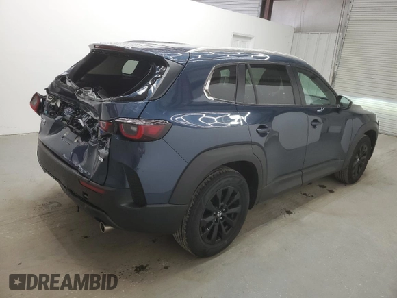 2025 Mazda CX-50 S Preferred with VIN 7MMVABBM6SN341536, listed as a Copart auction lot 50797655 with 1,668 mi miles and Salvage Title. Bid and sale history available at DreamBid. Image 3.