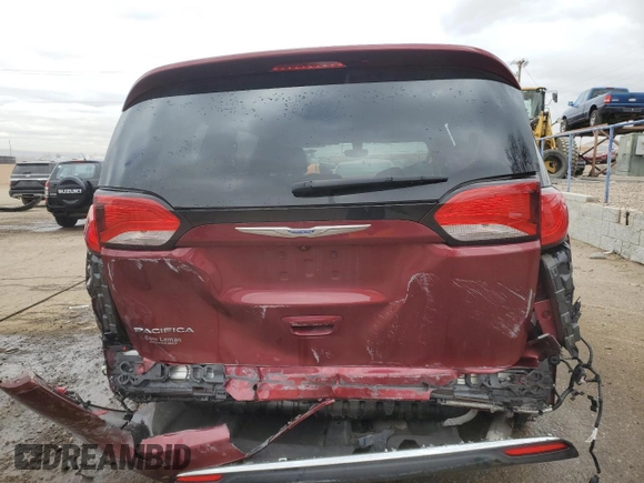 2018 Chrysler Pacifica Touring Plus with VIN 2C4RC1FG9JR108987, listed as a Copart auction lot 43200715 with 88,622 mi miles and Salvage title. Bid and sale history available at DreamBid. Image 6.