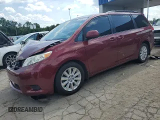 2013 Toyota Sienna LE with VIN 5TDJK3DC1DS070923, listed as a Copart auction lot 63228635 with Not provided miles and Salvage title. Bid and sale history available at DreamBid. Image 1.