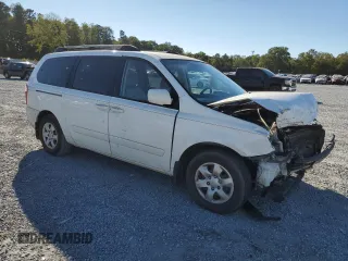 2009 Kia Sedona LX with VIN KNDMB233X96275253, listed as a Copart auction lot 75647264 with 202,841 mi miles and Salvage Title. Bid and sale history available at carsss.com. Image 4.