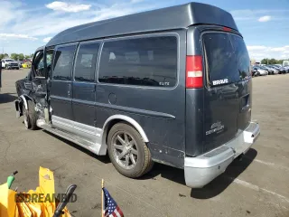 2014 GMC Savana Cargo Van Upfitter with VIN 1GDS8DC48E1157389, listed as a Copart auction lot 57834834 with 0 mi miles and Salvage Title. Bid and sale history available at carsss.com. Image 2.