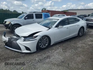 2018 Lexus LS with VIN JTHB51FF8J5002593, listed as a Copart auction lot 64681354 with 84,715 mi miles and Salvage Title. Bid and sale history available at carsss.com. Image 1.