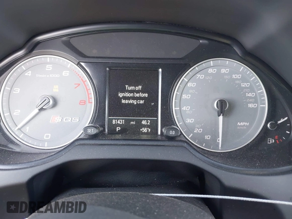 2016 Audi SQ5 Premium Plus with VIN WA1CCAFP8GA012796, listed as a IAAI auction lot 41989801 with 81,431 mi miles and . Bid and sale history available at DreamBid. Image 15.