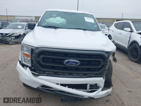 2021 Ford F-150 XL with VIN 1FTFW1E54MKD21620, listed as a IAAI auction lot 41583179 with 41,850 mi miles. Bid and sale history available at carsss.com. Image 12.