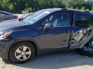 2018 Chevrolet Trax LT with VIN 3GNCJPSBXJL391283, listed as a Copart auction lot 58228034 with 53,040 mi miles and Salvage Title. Bid and sale history available at carsss.com. Image 1.