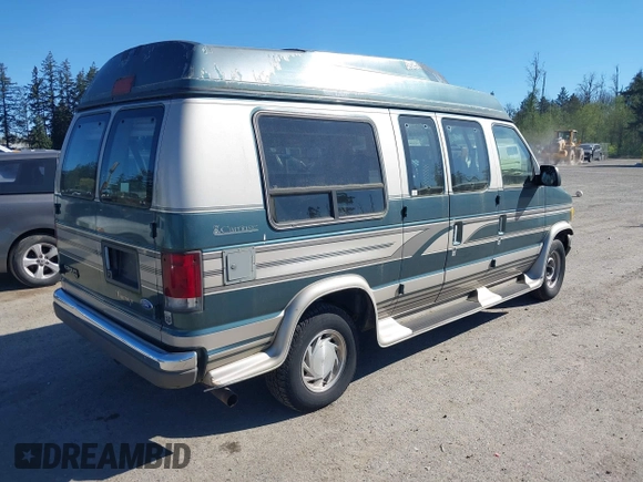 1995 Ford Econoline Cargo with VIN 1FDEE14H3SHB23319, listed as a IAAI auction lot 42057536 with 108,620 mi miles and . Bid and sale history available at DreamBid. Image 4.